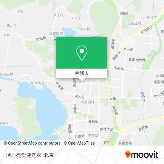 洁而亮爱健洗衣地图