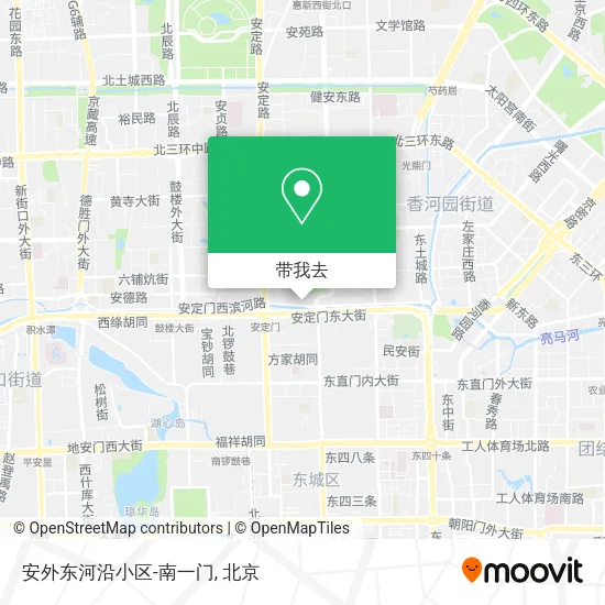 安外东河沿小区-南一门地图