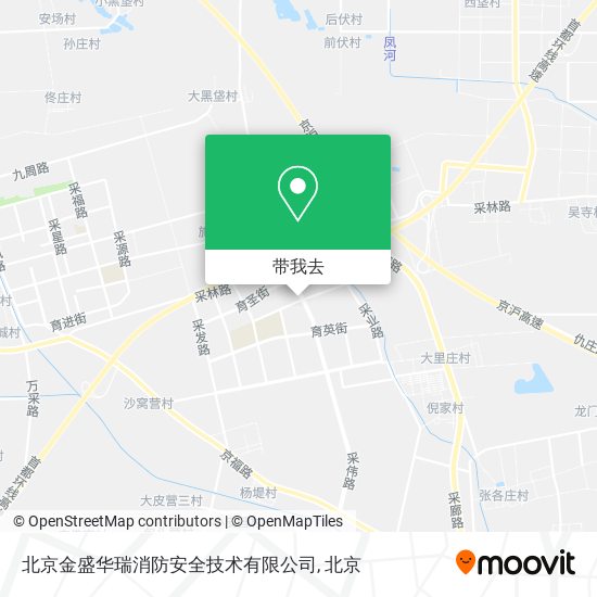 北京金盛华瑞消防安全技术有限公司地图