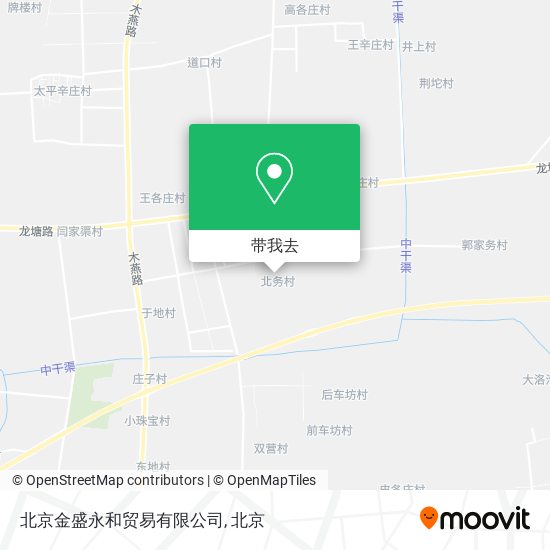 北京金盛永和贸易有限公司地图