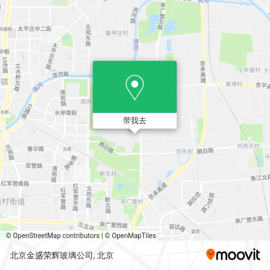 北京金盛荣辉玻璃公司地图