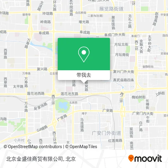 北京金盛佳商贸有限公司地图