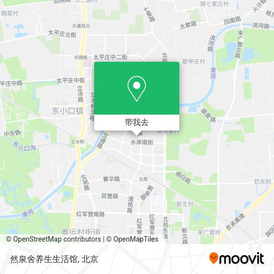 然泉舍养生生活馆地图