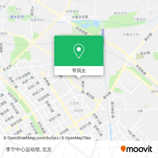 李宁中心运动馆地图