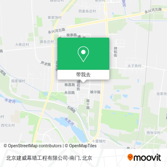 北京建威幕墙工程有限公司-南门地图