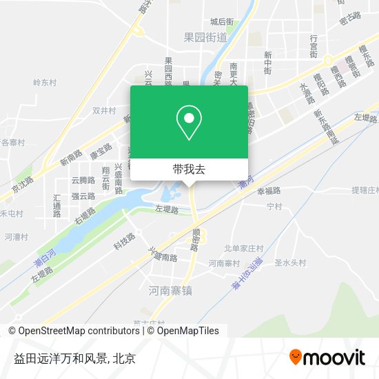 益田远洋万和风景地图