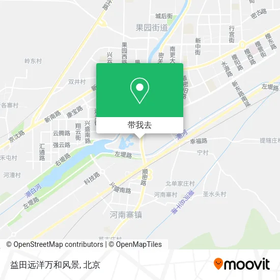 益田远洋万和风景地图