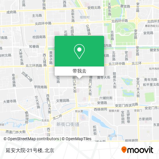 延安大院-21号楼地图