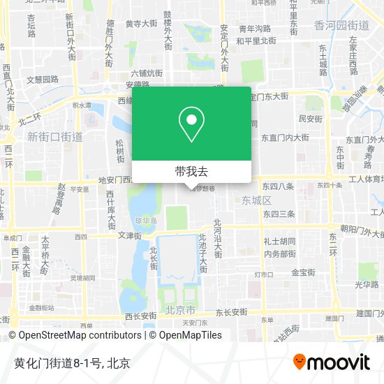 黄化门街道8-1号地图