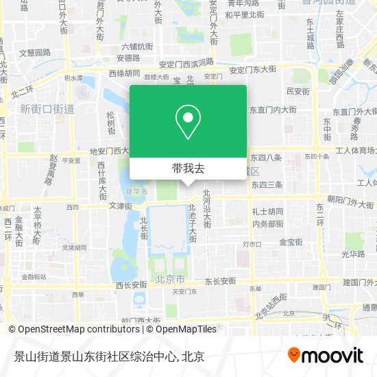景山街道景山东街社区综治中心地图