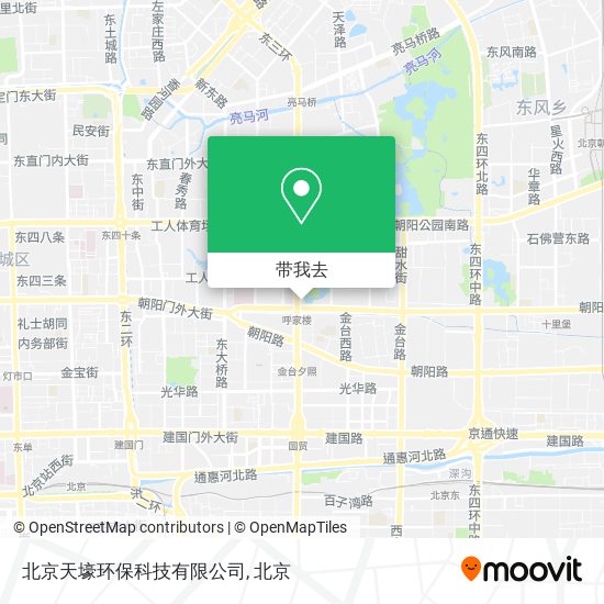 北京天壕环保科技有限公司地图