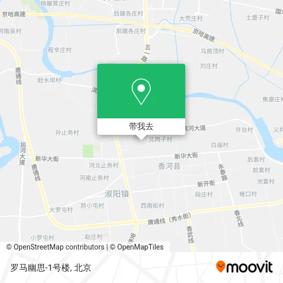 罗马幽思-1号楼地图