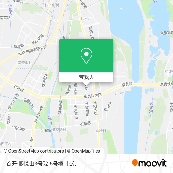 首开·熙悦山3号院-6号楼地图