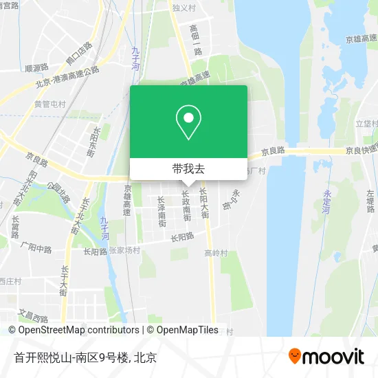 首开熙悦山-南区9号楼地图