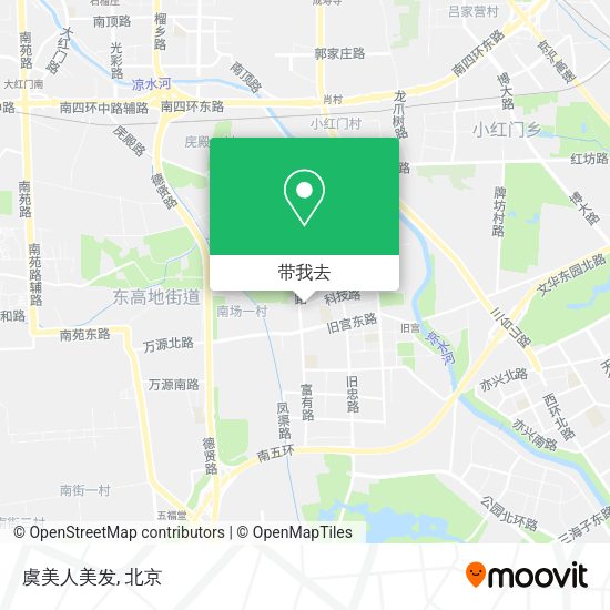 虞美人美发地图