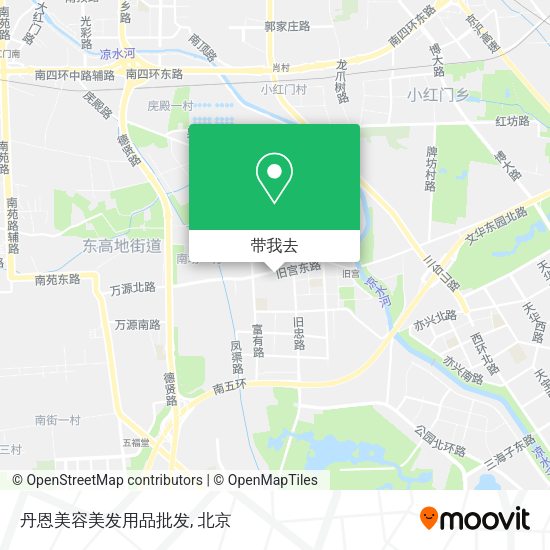 丹恩美容美发用品批发地图