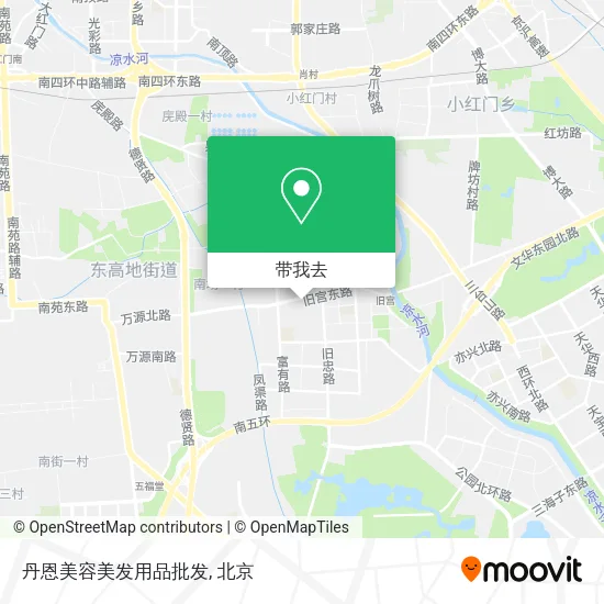 丹恩美容美发用品批发地图