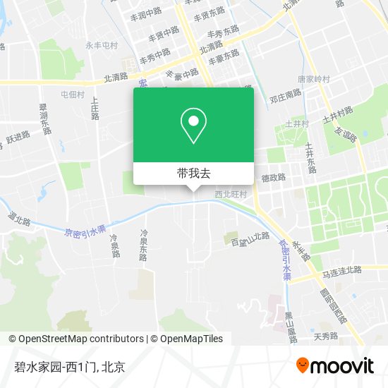 碧水家园-西1门地图
