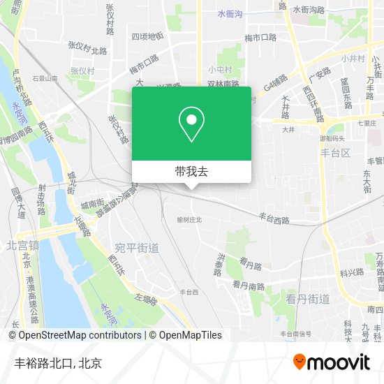 丰裕路北口地图