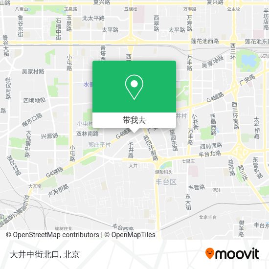 大井中街北口地图