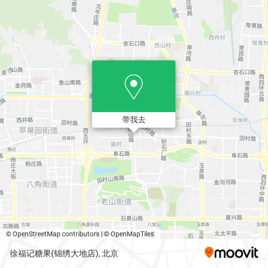 徐福记糖果(锦绣大地店)地图