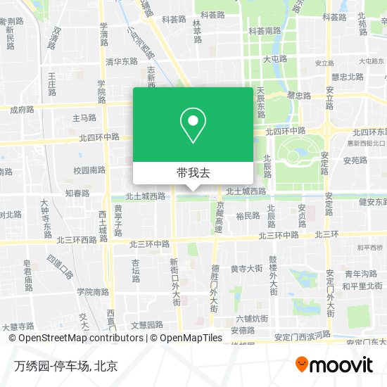 万绣园-停车场地图