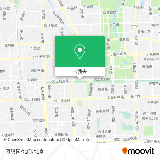 万绣园-北门地图