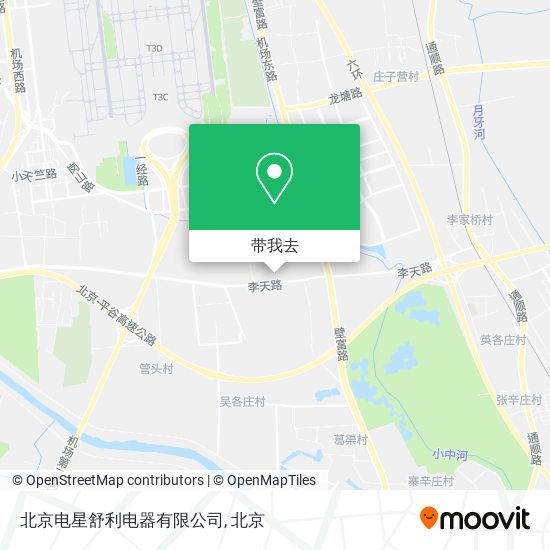 北京电星舒利电器有限公司地图