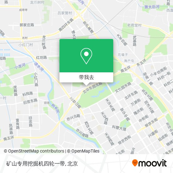 矿山专用挖掘机四轮一带地图