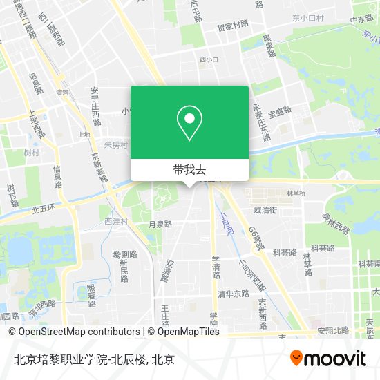 北京培黎职业学院-北辰楼地图