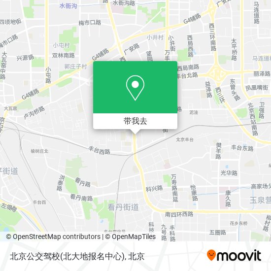 北京公交驾校(北大地报名中心)地图