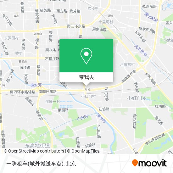 一嗨租车(城外城送车点)地图