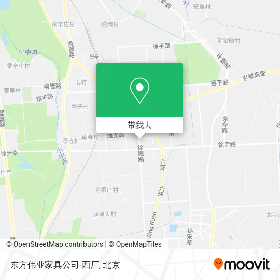 东方伟业家具公司-西厂地图