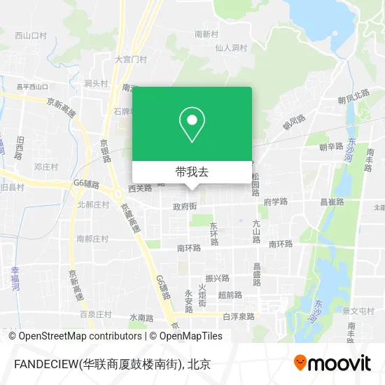 FANDECIEW(华联商厦鼓楼南街)地图