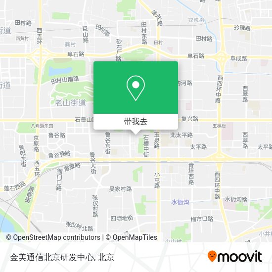 金美通信北京研发中心地图