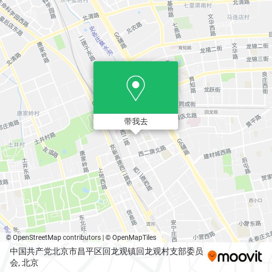 中国共产党北京市昌平区回龙观镇回龙观村支部委员会地图
