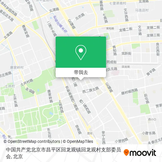 中国共产党北京市昌平区回龙观镇回龙观村支部委员会地图