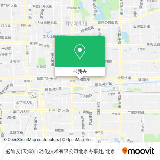 必迪艾(天津)自动化技术有限公司北京办事处地图
