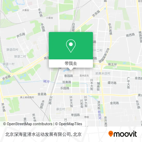 北京深海蓝潜水运动发展有限公司地图