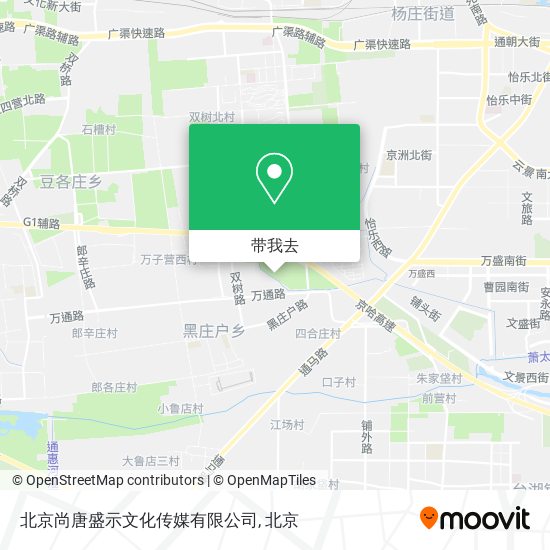 北京尚唐盛示文化传媒有限公司地图
