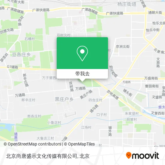 北京尚唐盛示文化传媒有限公司地图