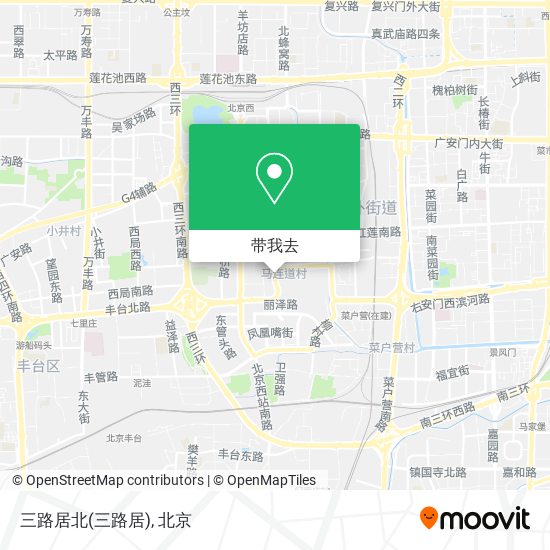 三路居北地图