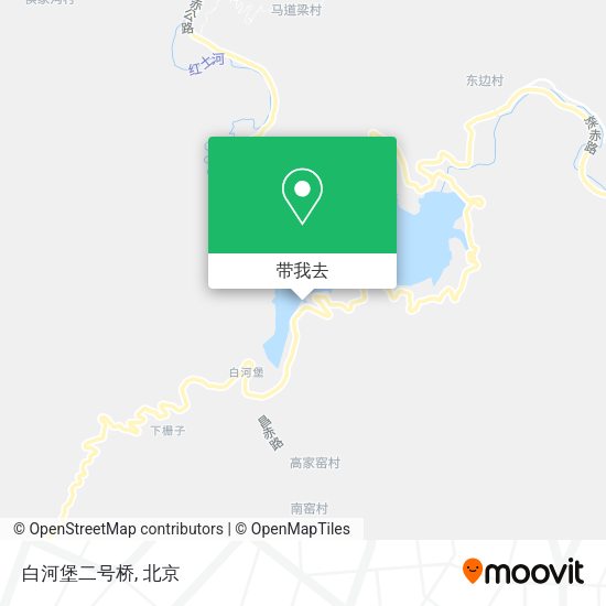 白河堡二号桥地图