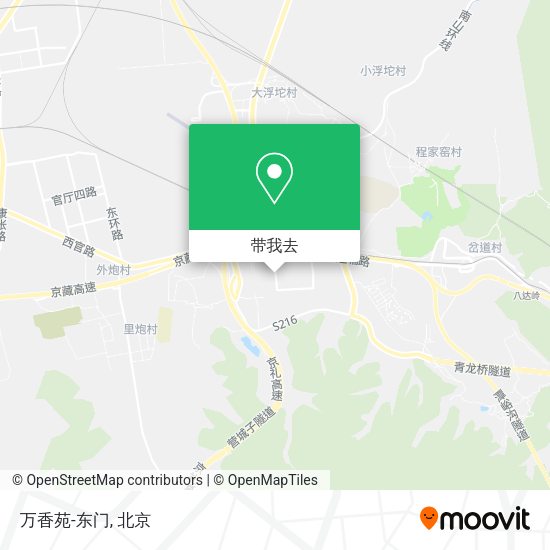 万香苑-东门地图