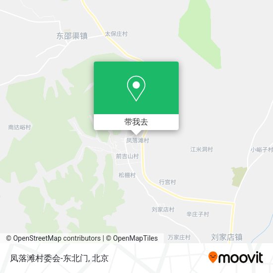 凤落滩村委会-东北门地图