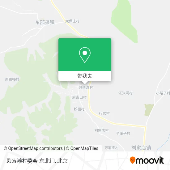 凤落滩村委会-东北门地图