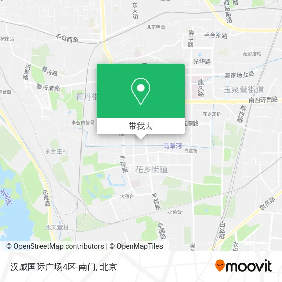 汉威国际广场4区-南门地图