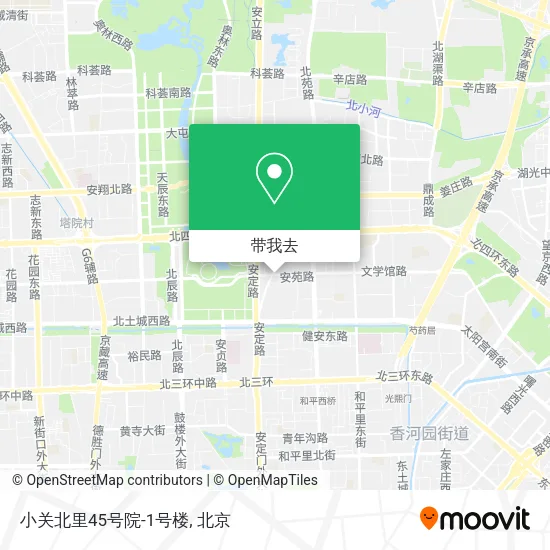 小关北里45号院-1号楼地图