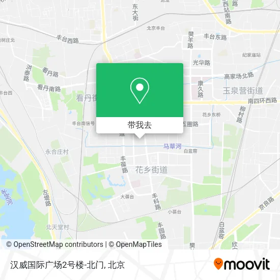 汉威国际广场2号楼-北门地图