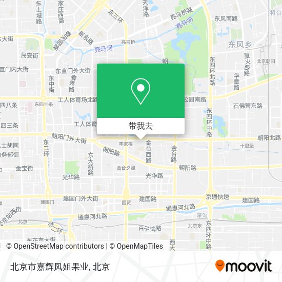 北京市嘉辉凤姐果业地图
